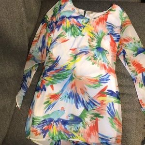 Tropical Bird Dress